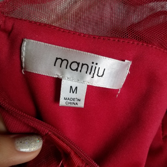 Beautiful burgundy prom dress - Picture 3 of 7